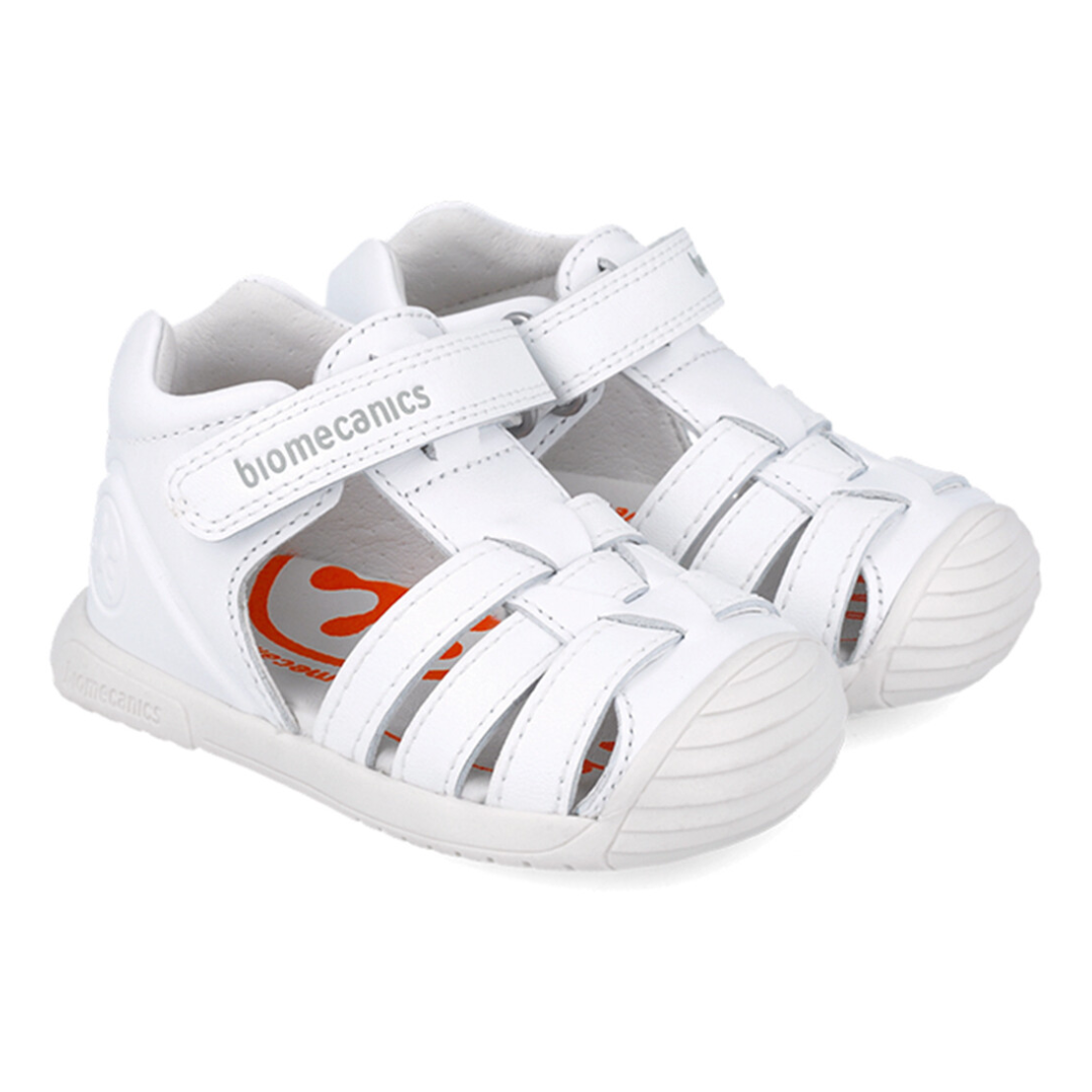 Sandali primi passi Biomecanics con apertura laterale e protezione in punta