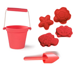 Set Giochi Spiaggia in Silicone Alimentare - Corallo