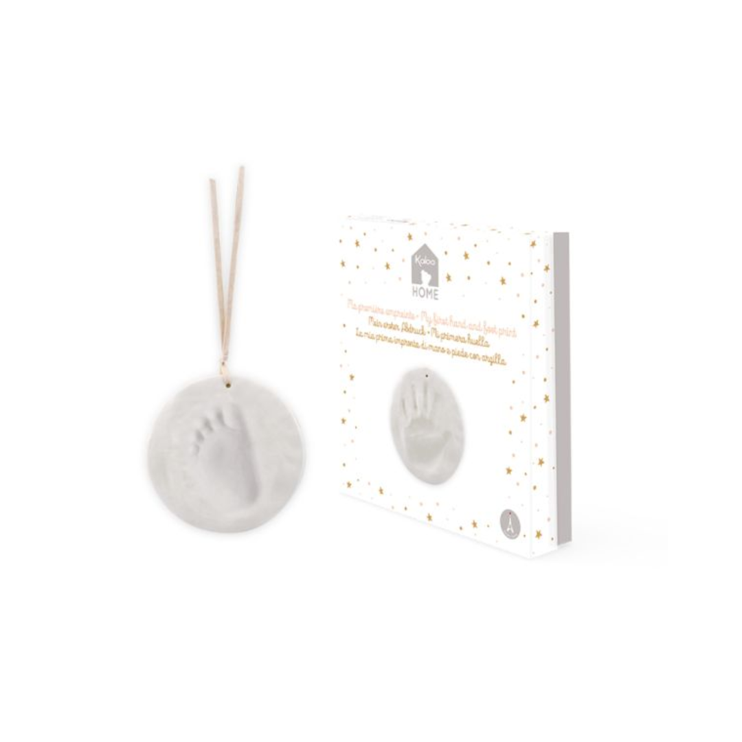 Kit Kaloo per impronte neonati con confezione regalo e decorazione appesa