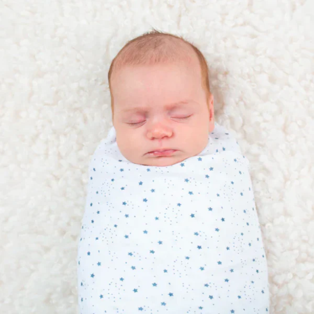 Mussola in cotone Stelle - 100x100 - Morbide e delicate sulla pelle del tuo bambino