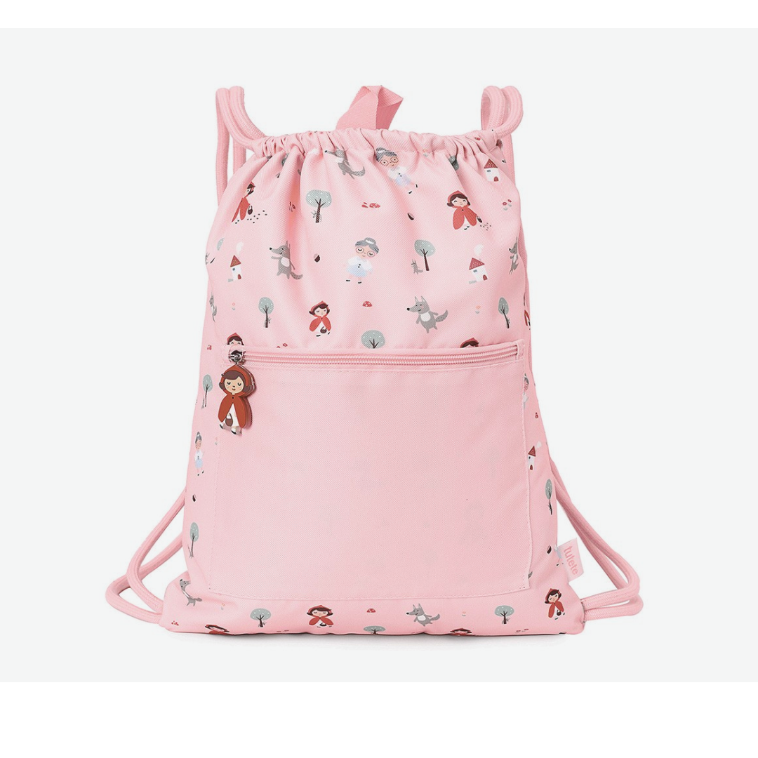 zaino bimba asilo scuola tutete zainetto cappuccetto rosso
