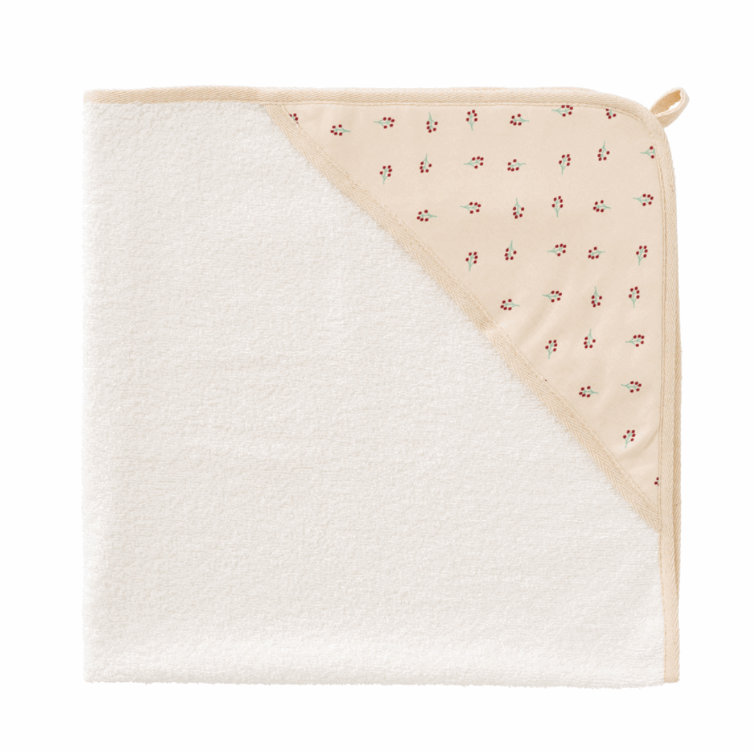Asciugamano Neonato con Cappuccio FRESK Cotone Organico – Le Coccole