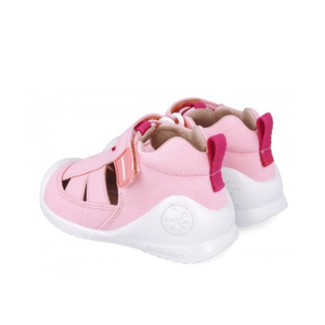 Retro del sandalo Biomecanics Pique Rosa