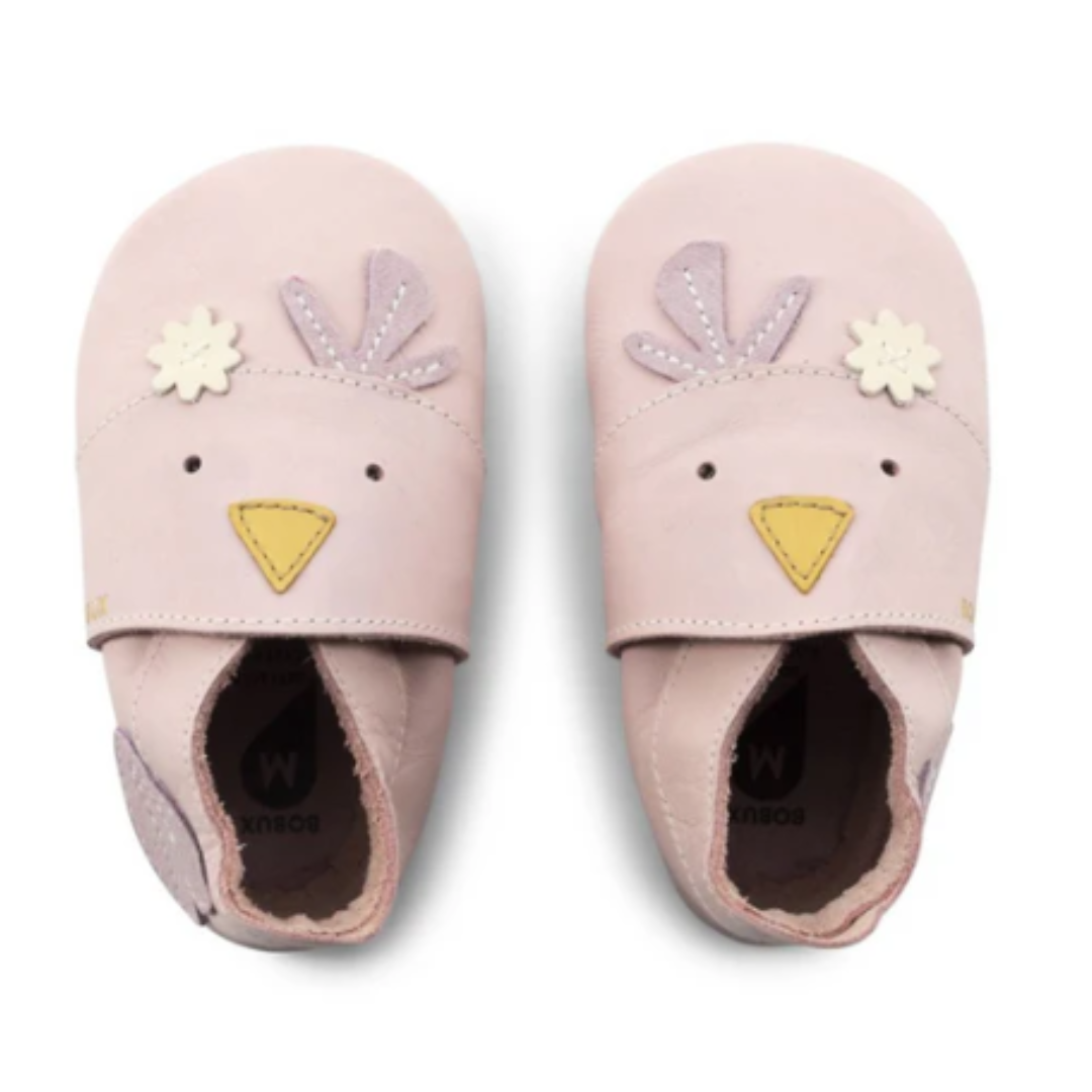 Bobux Soft Sole | Uccellino Rosa | Chickie Blossom
