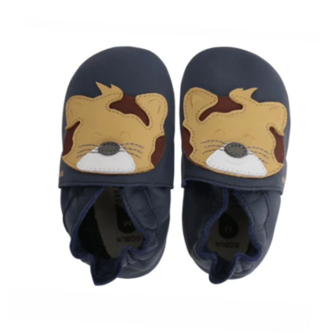 Bobux Soft Sole | Leopardo Navy