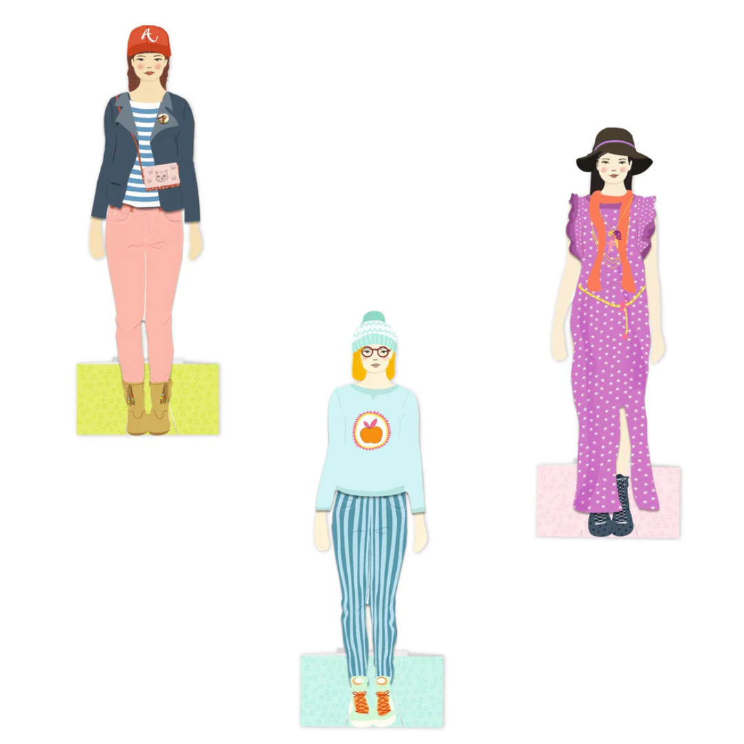 set moda bambine carta