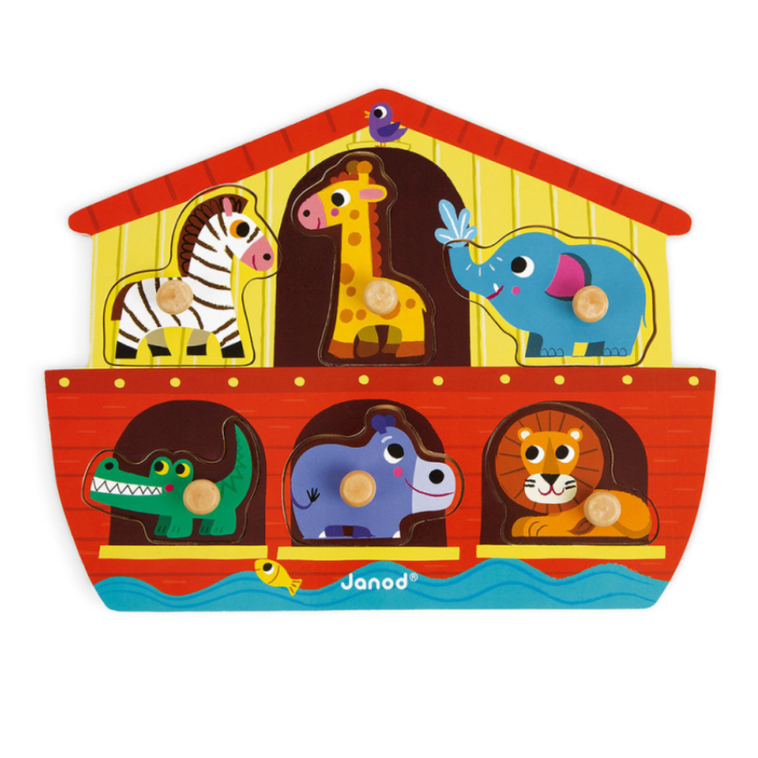 Puzzle in legno Janod Arca di Noè