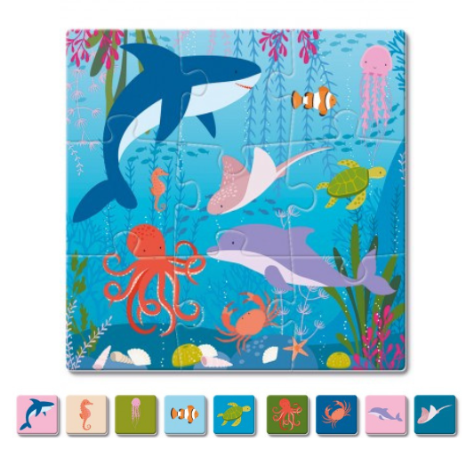 puzzle animali legno