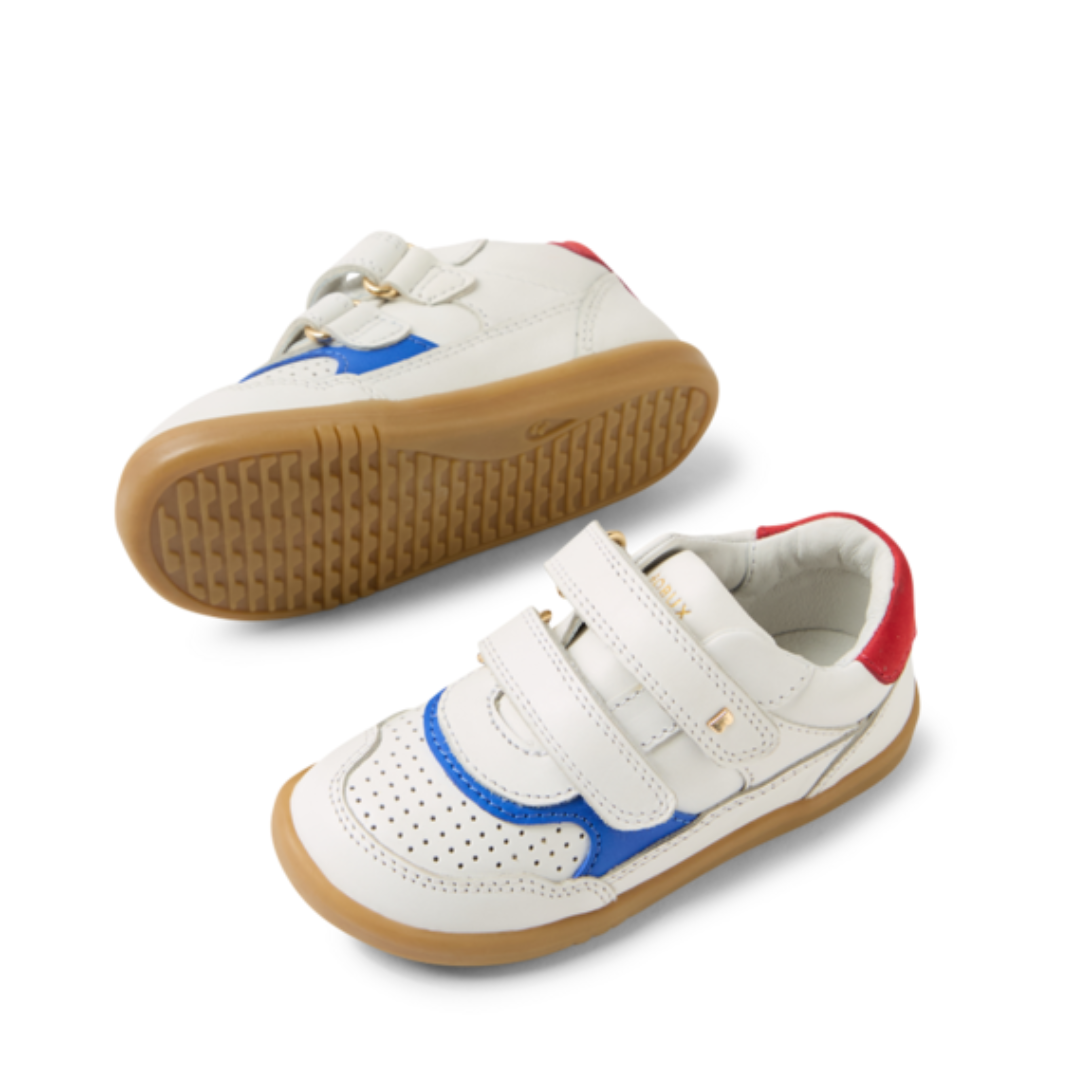 Bobux I Walk Hunter - White Salsa