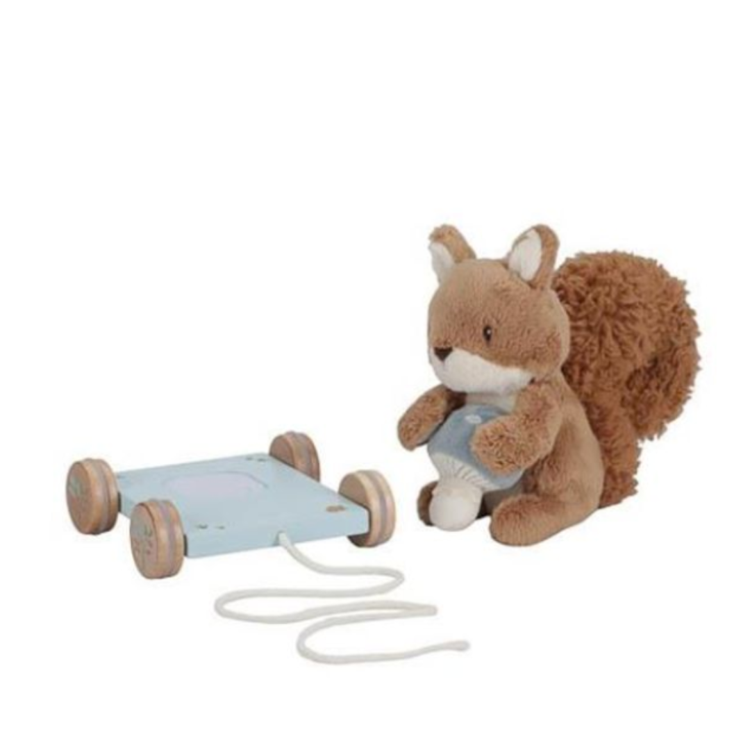 Little Dutch scoiattolo da trainare in tessuto soffice e colori naturali