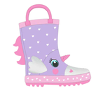 Mr Tiggle - Stivali Pioggia Bambini - Unicorno Lilla