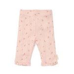 Leggings rosa per bambina con stampa Fairy Flowers