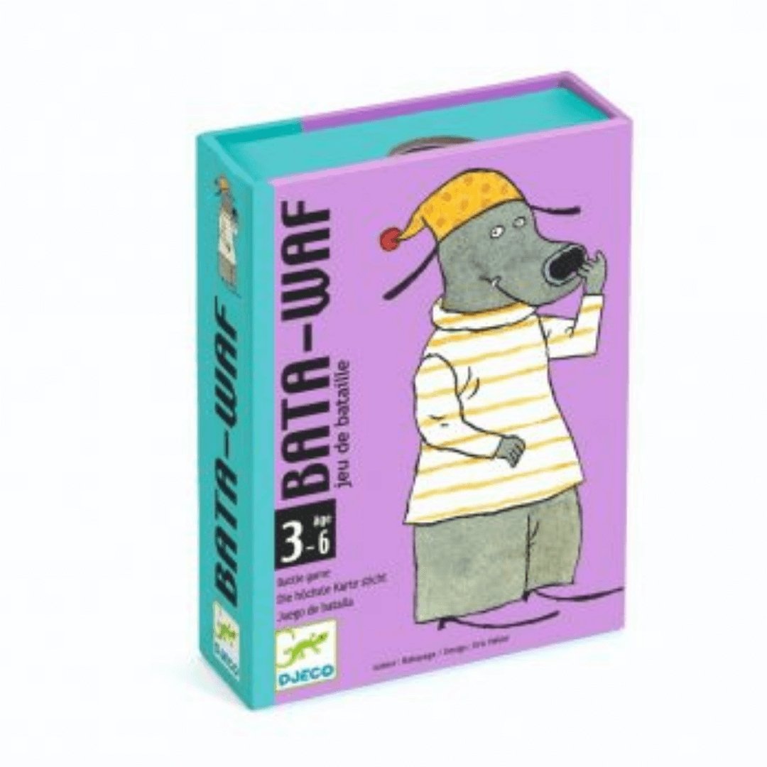 Djeco Batawaf - Gioco di Carte - Vince il cane più grande! - Le Coccole