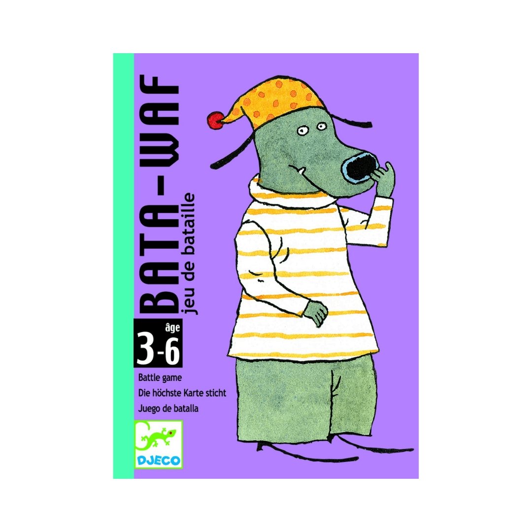 Djeco Batawaf - Gioco di Carte - Vince il cane più grande! - Le Coccole