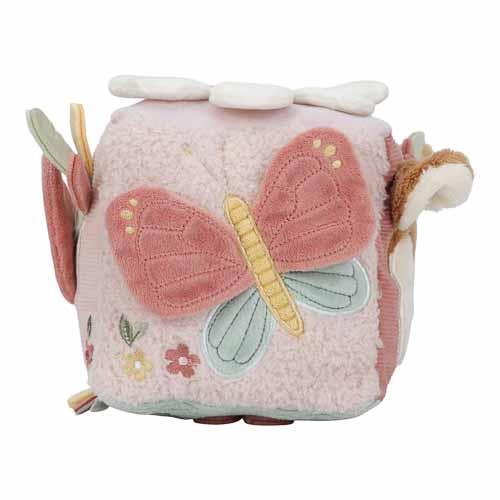 Little Dutch Fairy Garden cubo attività rosa, collezione con cerbiatto e farfalla