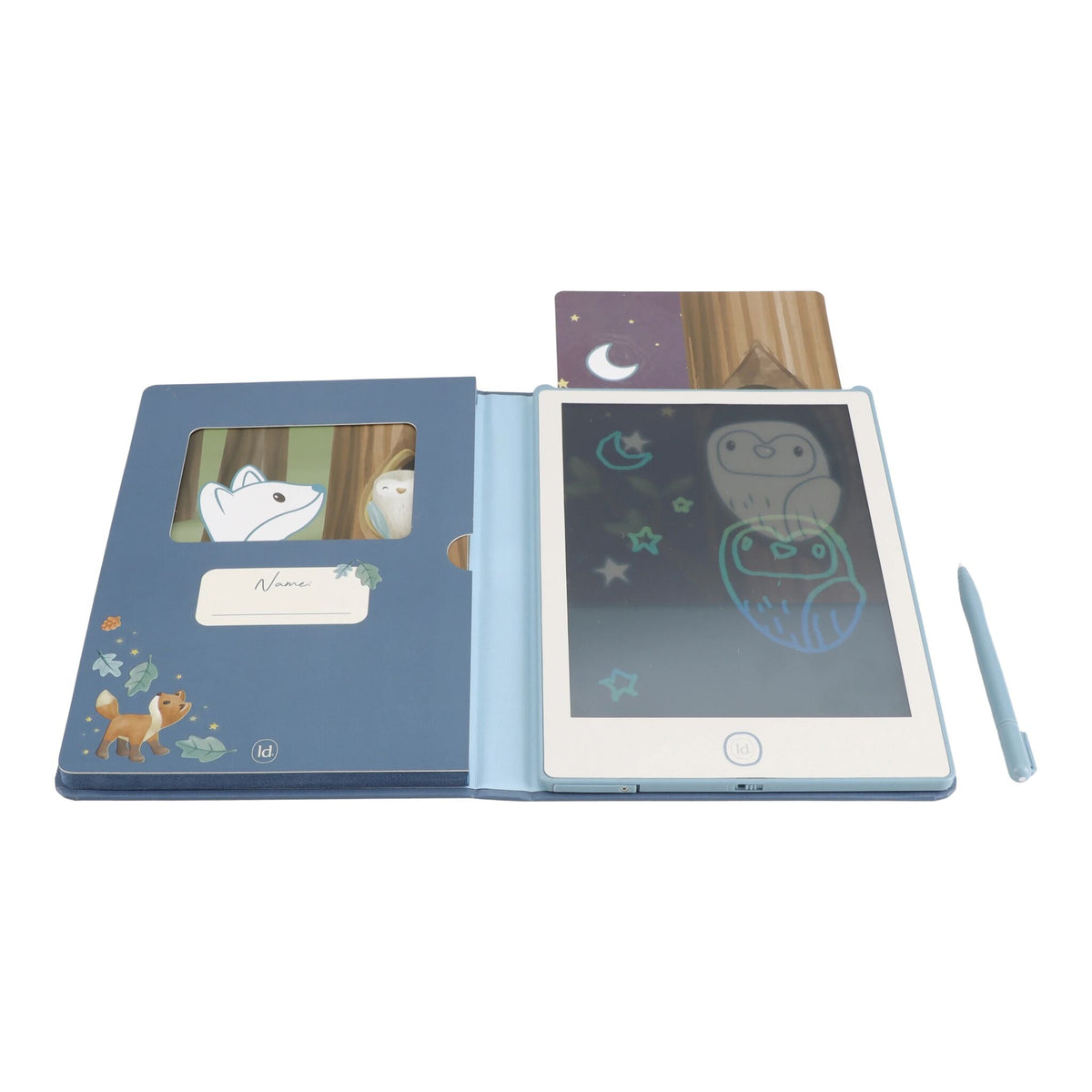 Tavoletta LCD Little Dutch blu Forest Friends, dai 4 anni