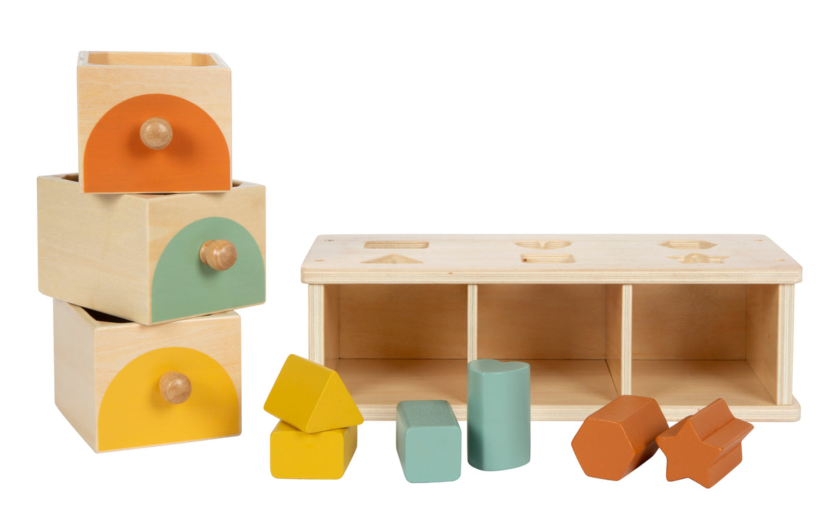 Gioco per abbinare colori e forme in legno certificato FSC, Small Foot