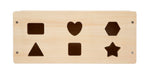 Gioco di incastro in legno per allenare presa e coordinazione occhio-mano