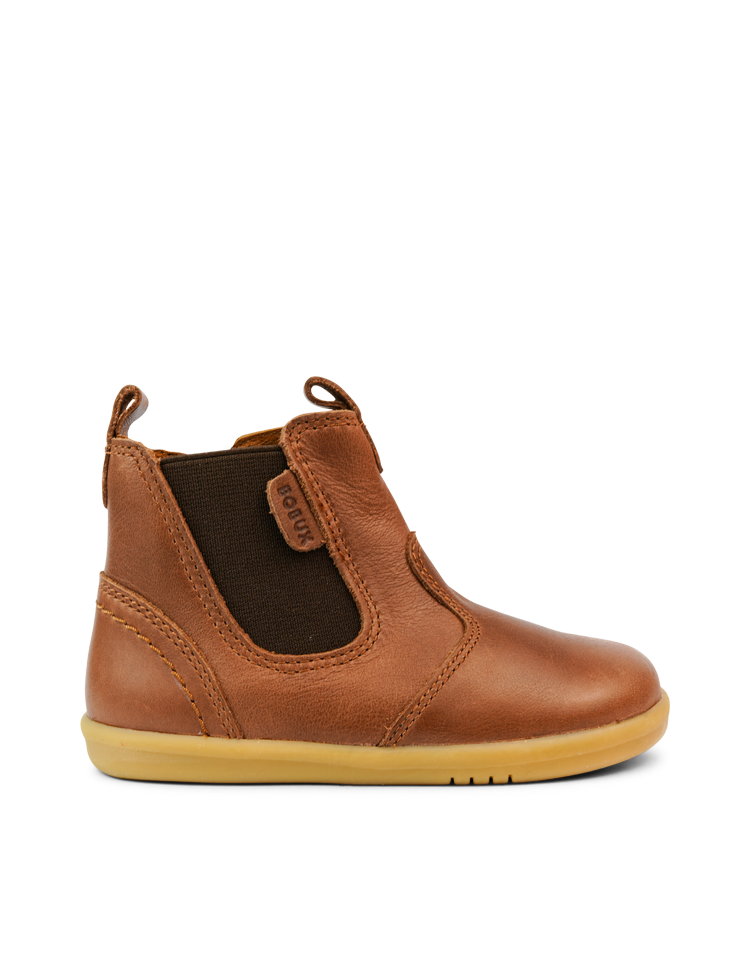 Bobux I-Walk Jodhpur Toffee, stivaletto bambino in pelle