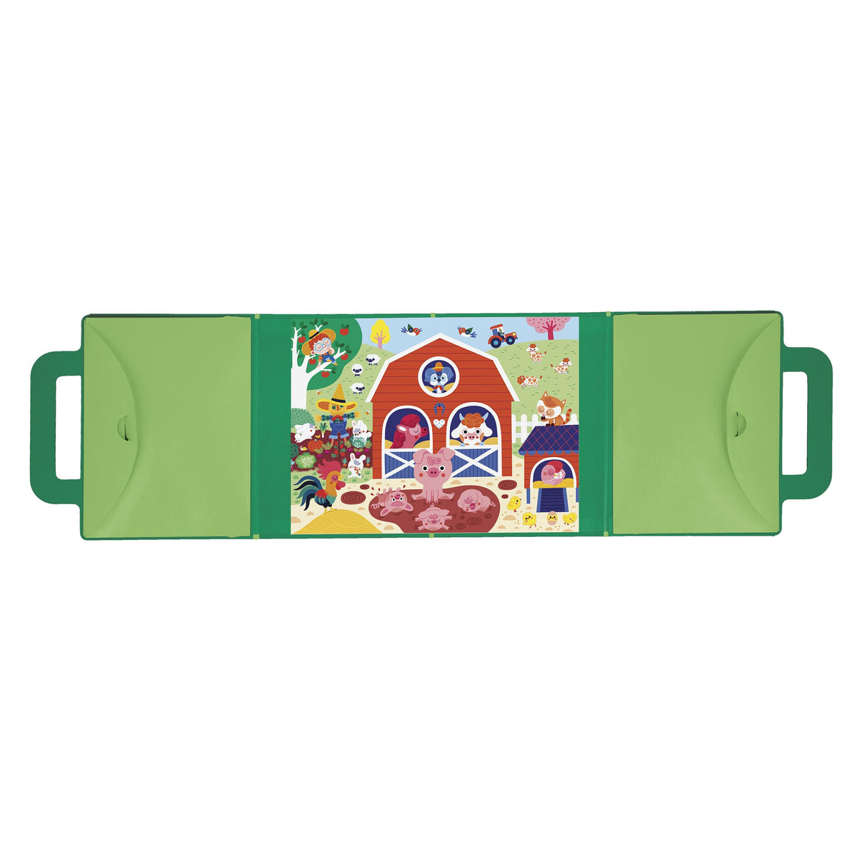 Magneti Puzzle Fattoria Janod, giochi magnetici bambini 3 anni con 24 pezzi