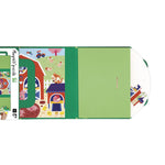 Janod Magneti Puzzle Fattoria, gioco magnetico con calamite per bambini da viaggio