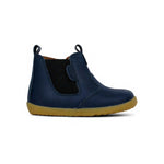 Bobux Jodhpur Navy stivaletto primi passi bambino pelle blu zip