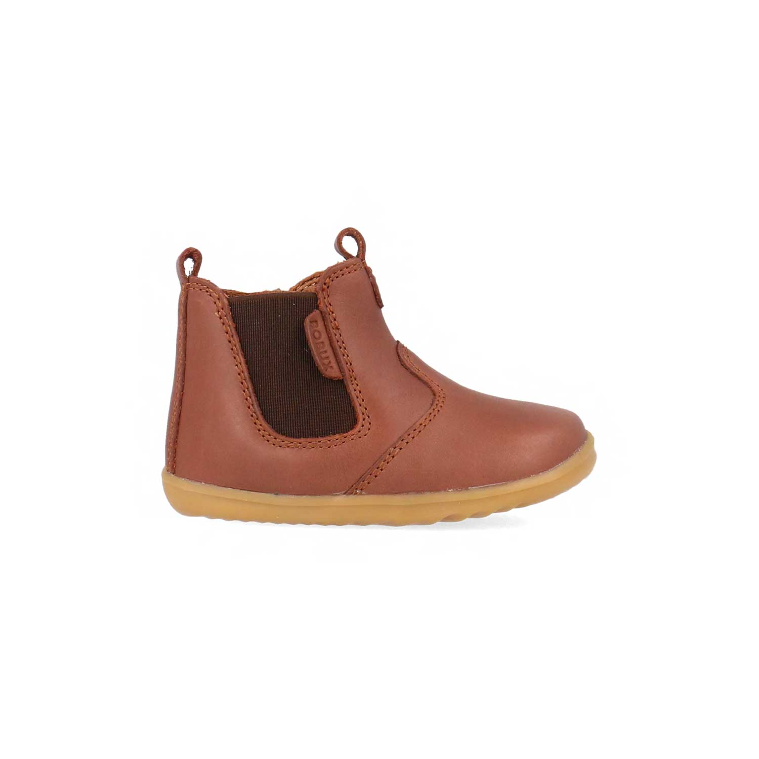 Bobux Jodhpur Toffee stivaletto primi passi bambino pelle marrone zip
