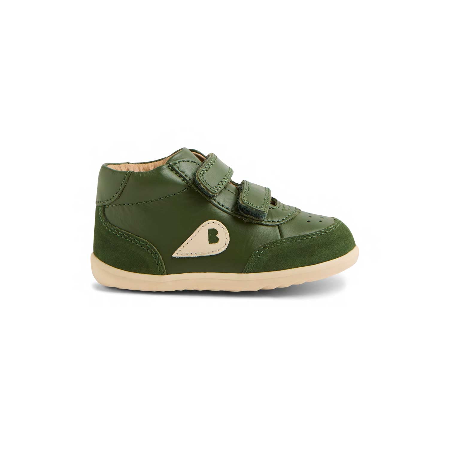 Bobux Step Up Champ High Bronze Green scarpe primi passi bambino verde bronzo