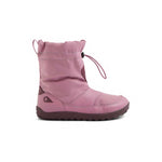 Stivale impermeabile Bobux Kid+ Alpha Paden Lilas lilla rosato con chiusura a cordino e suola bordeaux antiscivolo