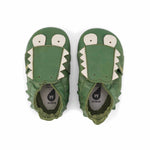 Bobux Soft Sole con elastico alla caviglia, modello Snap Olive