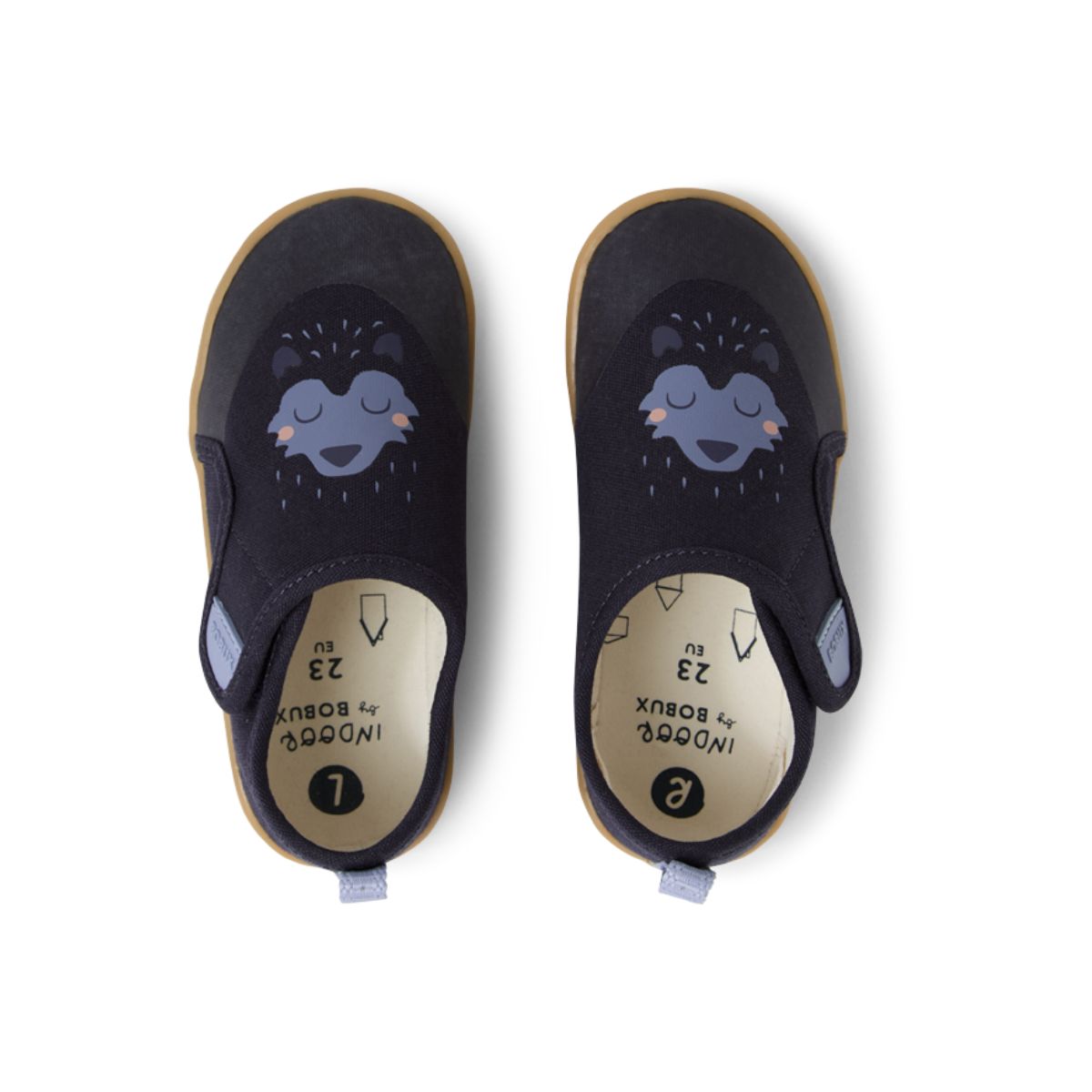 Bobux I-Walk Indoor Nook Zeb Rose Clay, scarpe indoor bambina rosa con musetto di zebra
