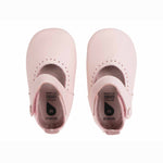 Bobux Soft Sole Delight babbucce in pelle bianca con traforo sulla punta