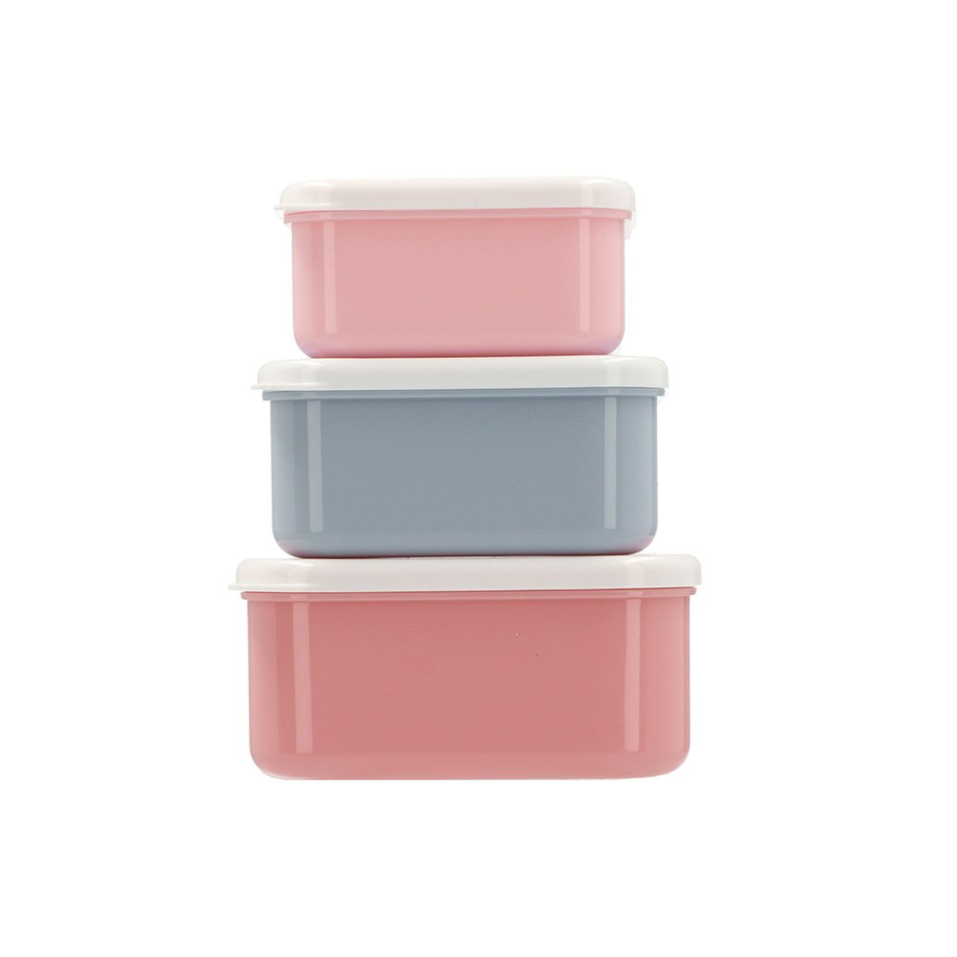 Set di 3 Contenitori Scatoline Porta Merenda - Unicorno