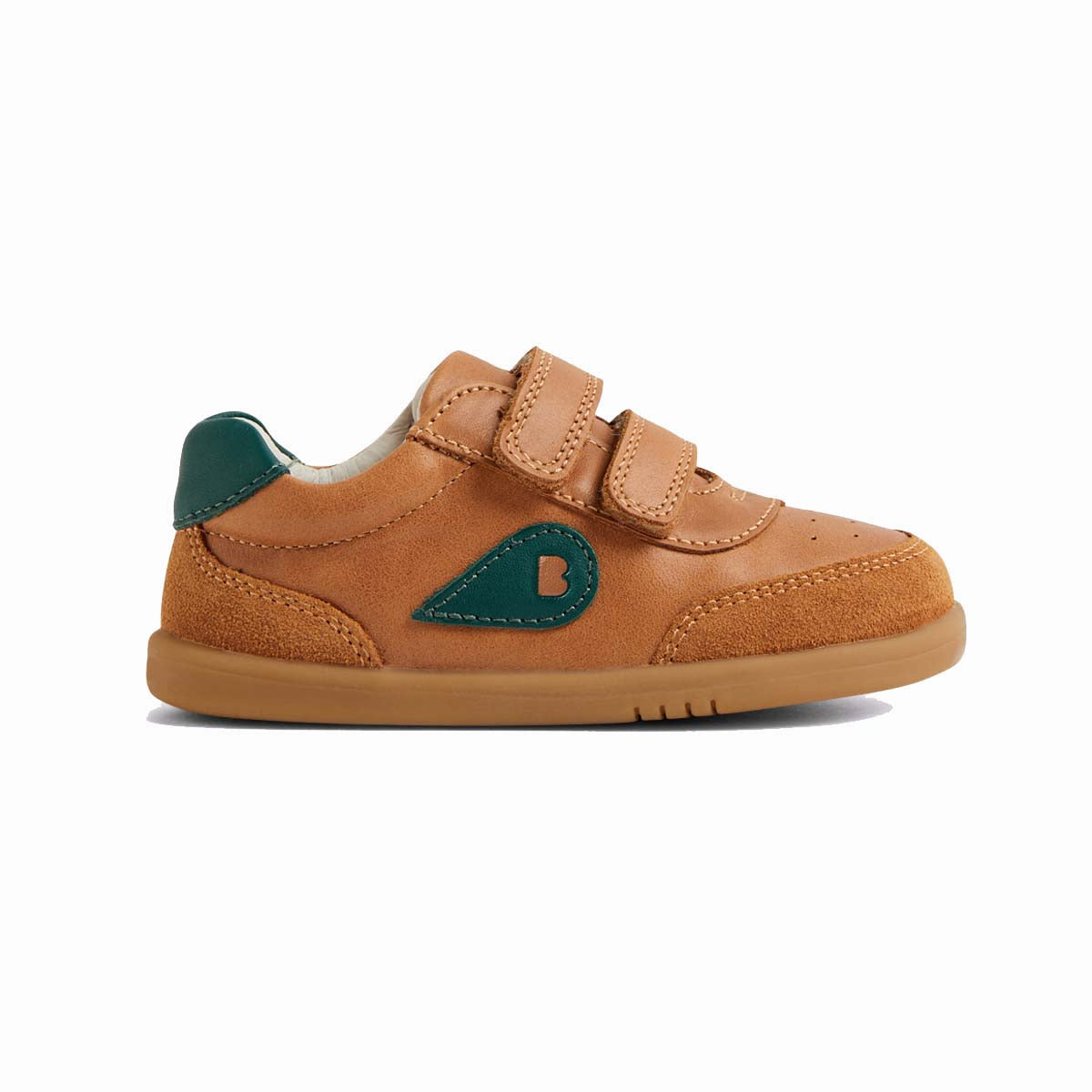 Bobux I-Walk Champ Caramel Rainforest, scarpe bambino in pelle