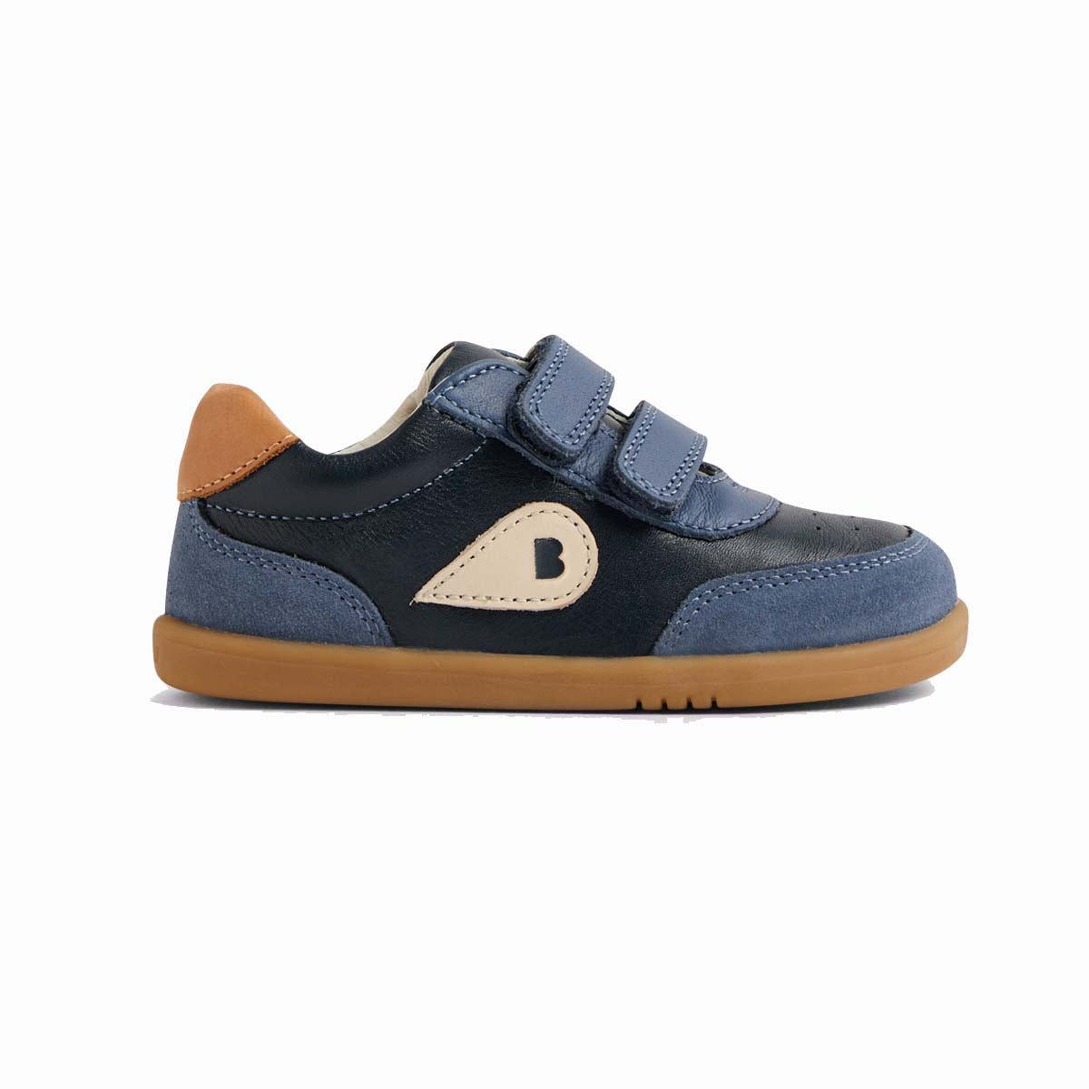 Bobux I-Walk Champ Navy Vintage Indigo, scarpe bambino in pelle