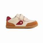 Bobux I-Walk Champ Chalk Caramel Tibetan Red, scarpe bambino in pelle