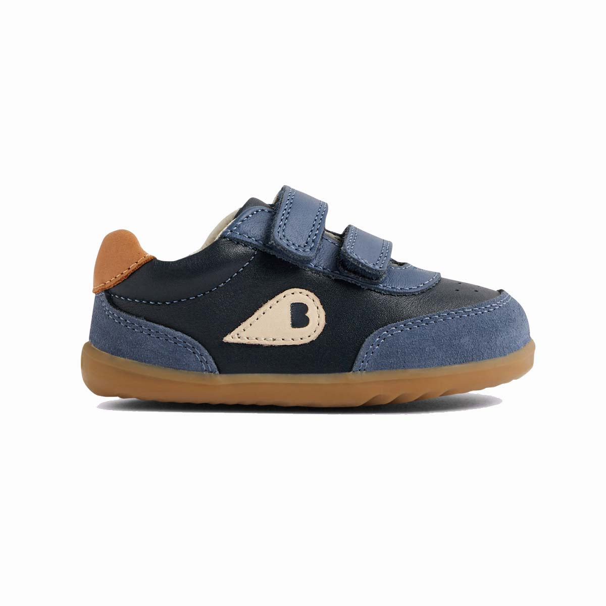 Bobux Step Up Champ Navy Vintage Indigo scarpe primi passi bambino blu navy