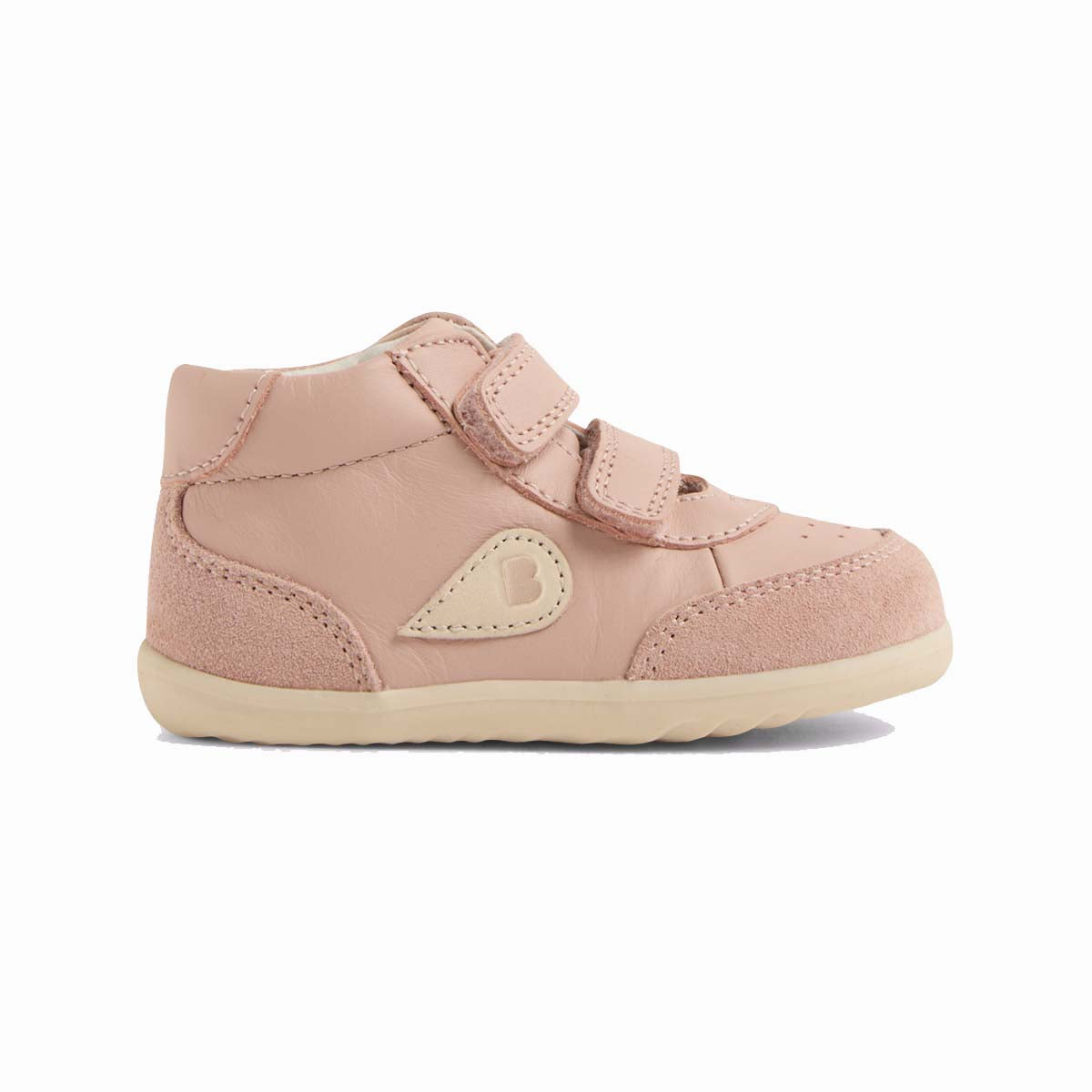 Bobux Step Up Champ High Cameo Rose scarpe primi passi bambina rosa antico