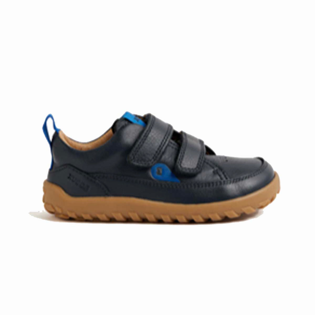Bobux Alpha Dawn Navy Gum Sole, scarpe barefoot bambino in pelle