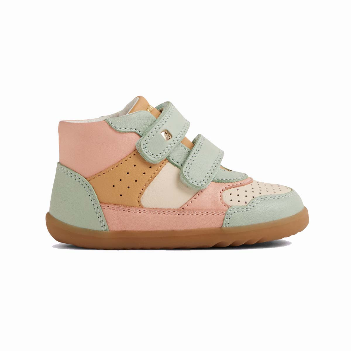 Bobux Step Up Harley II Seafoam Cameo Rose – Scarponcino Primi Passi