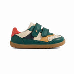 Bobux I-Walk Hunter White Swan Rainforest, scarpe bambino in pelle