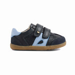 Bobux Step Up Titan Navy scarpa primi passi in pelle blu navy vista di lato