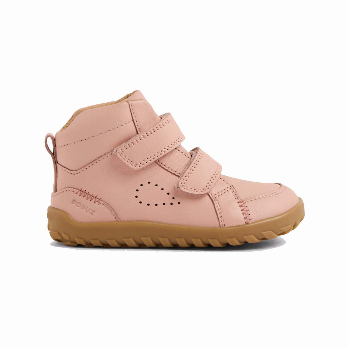 Bobux Alpha Ember Cameo Rose, stivaletto barefoot bambina in pelle