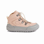 Bobux Alpha Bran Cameo Rose, stivaletto barefoot bambina in pelle
