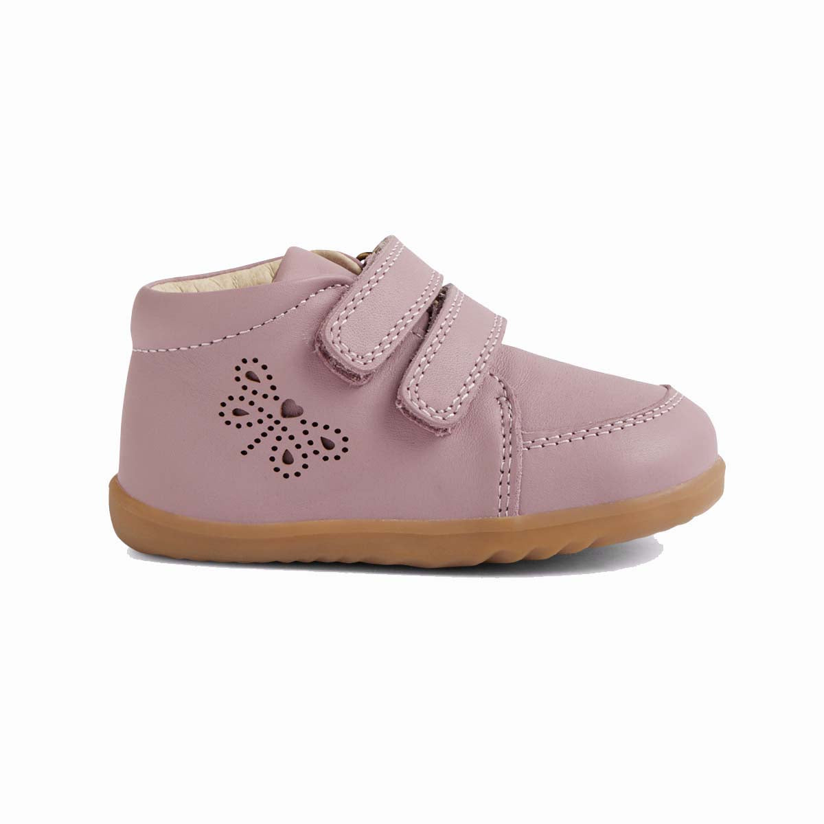 Bobux Step Up Roux Woodrose stivaletto primi passi bambina rosa antico