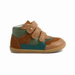 Bobux I-Walk Harley II Caramel Dark Sea, stivaletto bambino in pelle