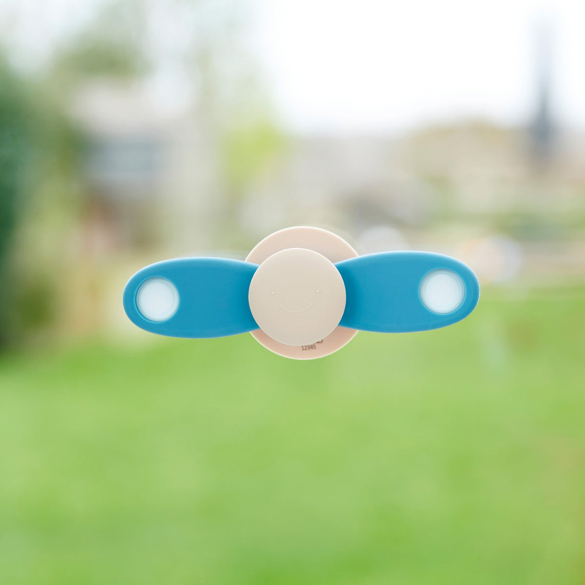 Spinner con ventosa tickit a elica, pensierino per bambini di 10-12 mesi