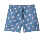 Costume boxer da mare Hippos Monnëka per bambini con tessuto UPF 50+