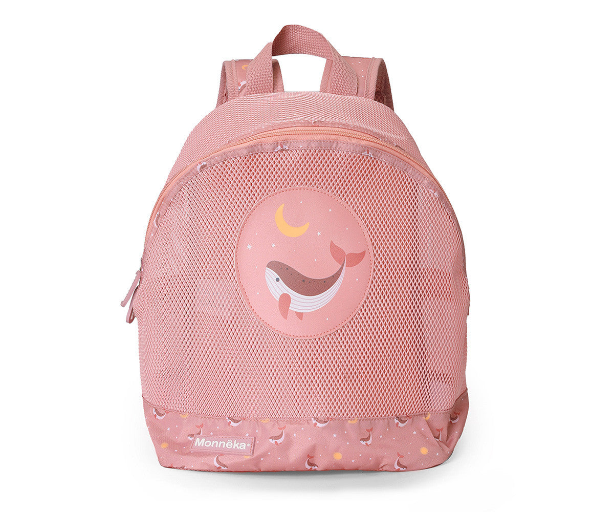 Zainetto anti sabbia bambina Pink Whale – Monnëka