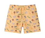 Costume boxer da mare Wild Animals Monnëka per bambini con tessuto UPF 50+